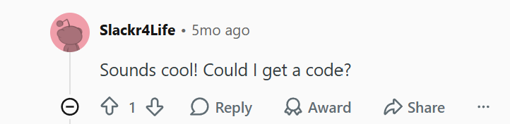 Reddit comment saying ConvertFast sounds cool